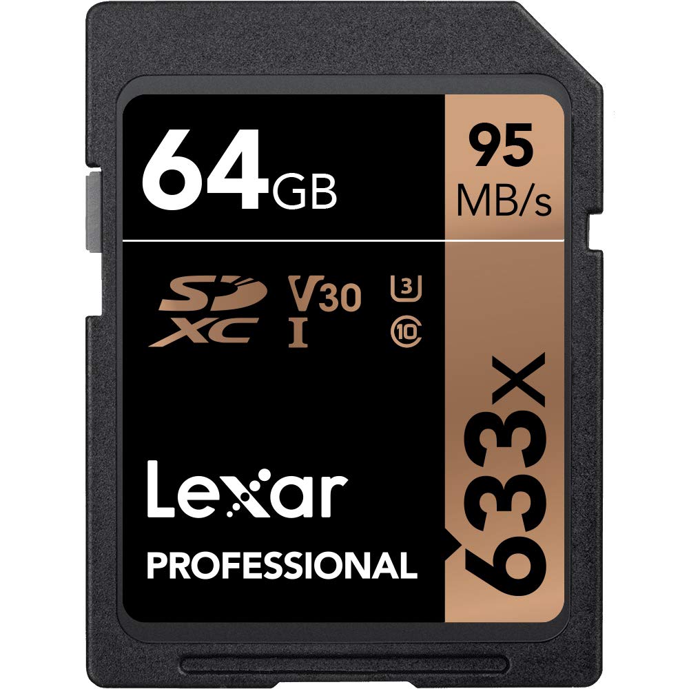 Sigma 585969 18-50mm f/2.8 DC DN Contemporary Lens Compatible with L-Mount APS-C Bundle with Lexar Professional 633x 64GB UHS-1 Class 10 SDXC Memory Card