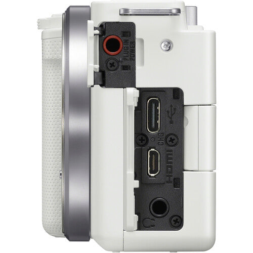 Sony ZV-E10 Mirrorless Camera with 16-50mm II Lens (White)