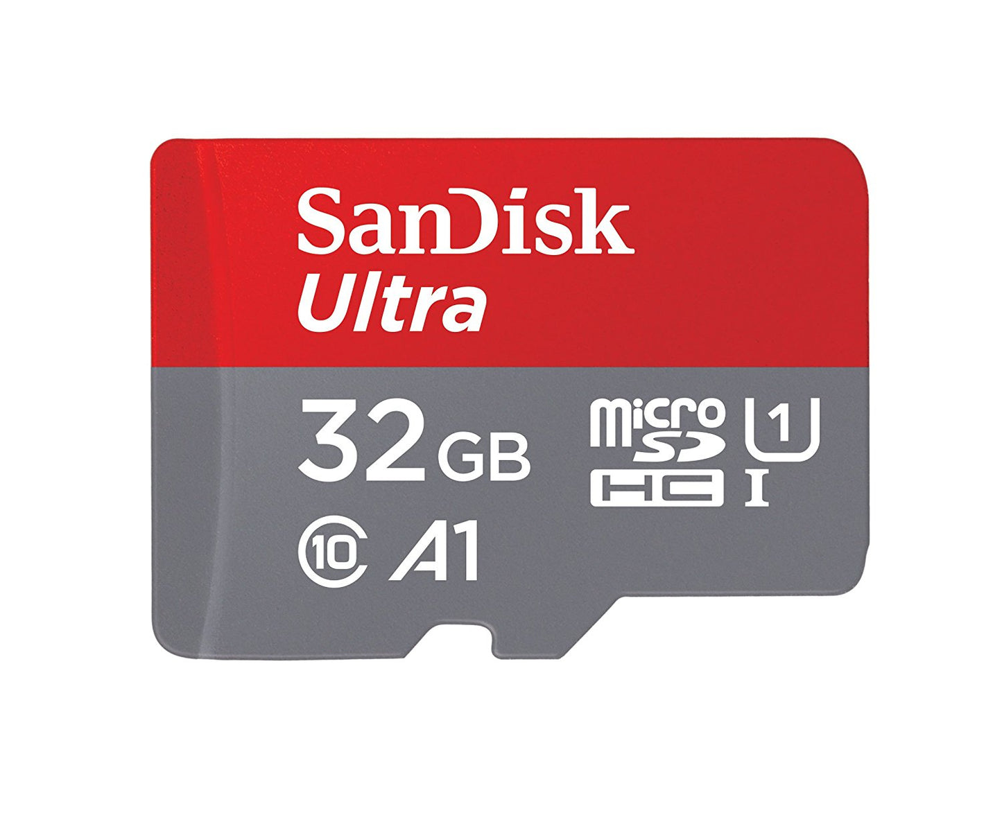 SanDisk Ultra 32GB microSDHC UHS-I card with Adapter - 98MB/s U1 A1 - SDSQUAR-032G-GN6MA