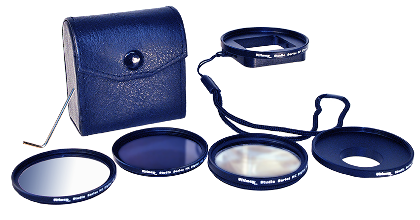 ULTIMAXX Go-Pro 5 Piece Filter Kit 58mm (UV, CPL, FLD) for Go-Pro 3/3+/4