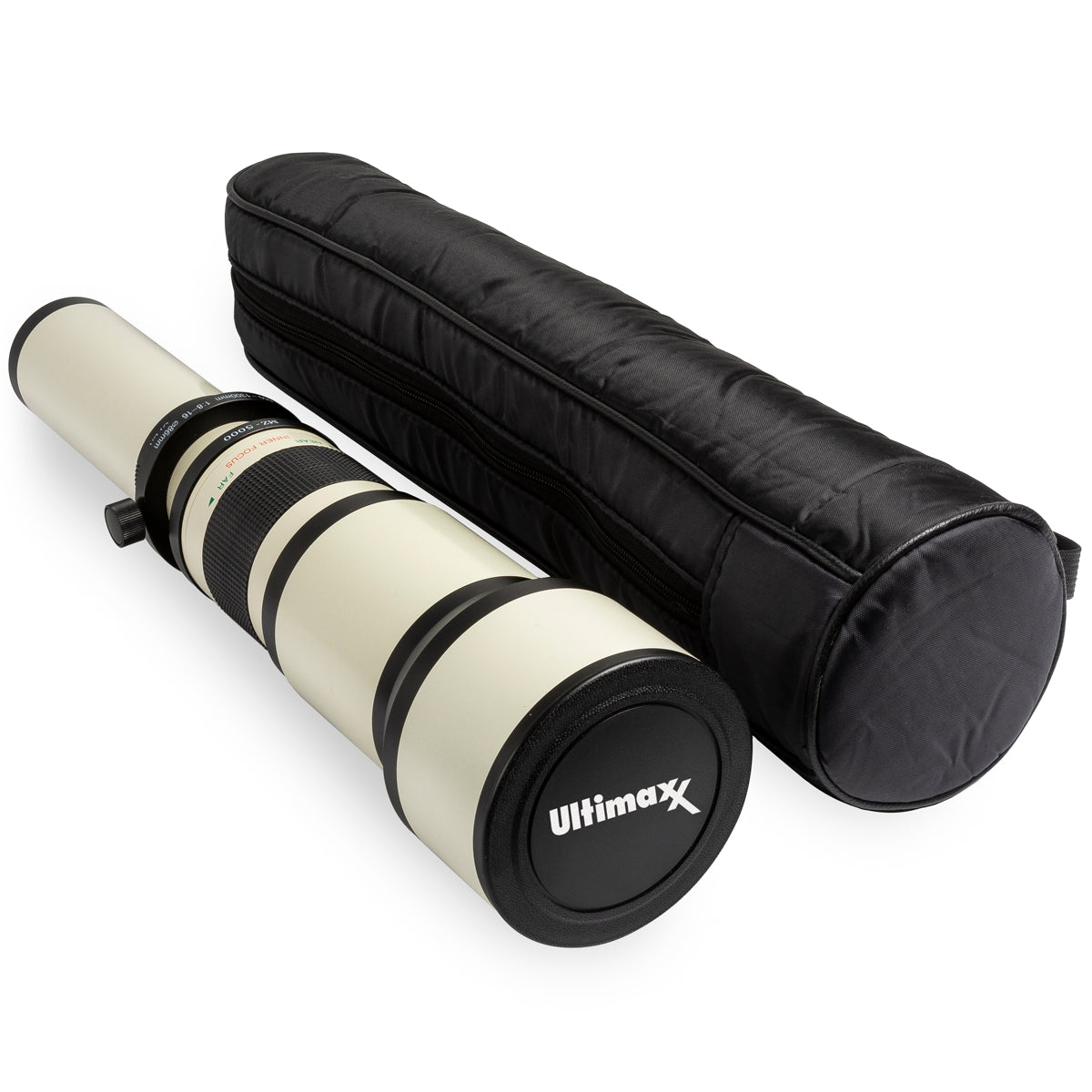 ULTIMAXX 650-1300mm Manual Zoom Lens - White