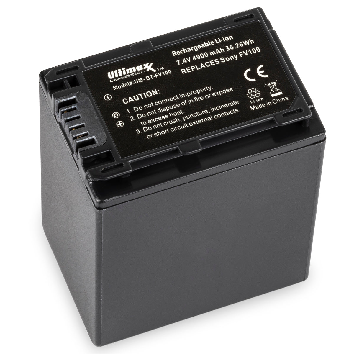 ULTIMAXX Replacement Battery for Sony FV100 - 4900 mah