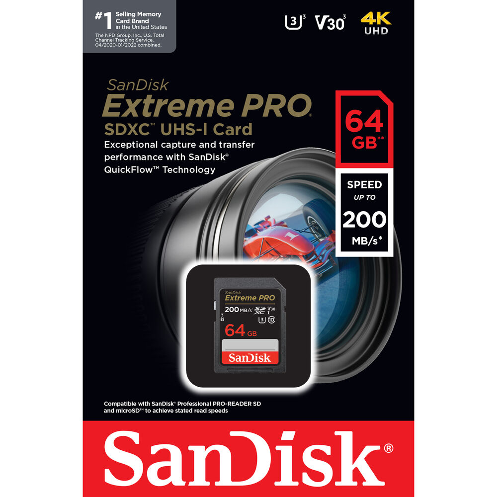 SanDisk 64GB Extreme PRO 200MB/s