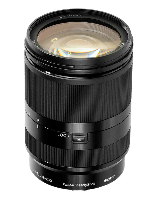 Sony 18-200mm f/3.5-6.3 OSS LE Lens for NEX Cameras - (Black)