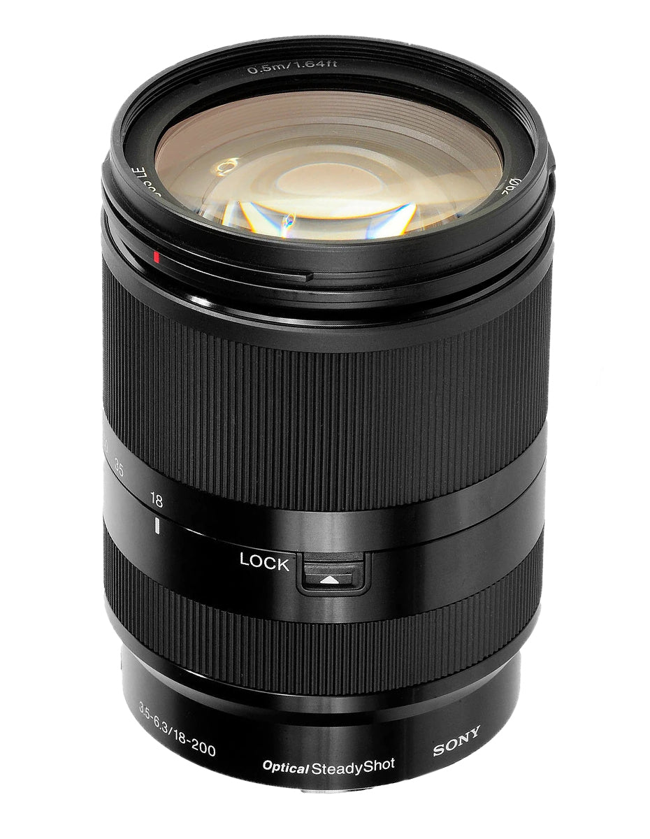 Sony 18-200mm f/3.5-6.3 OSS LE Lens for NEX Cameras - (Black)