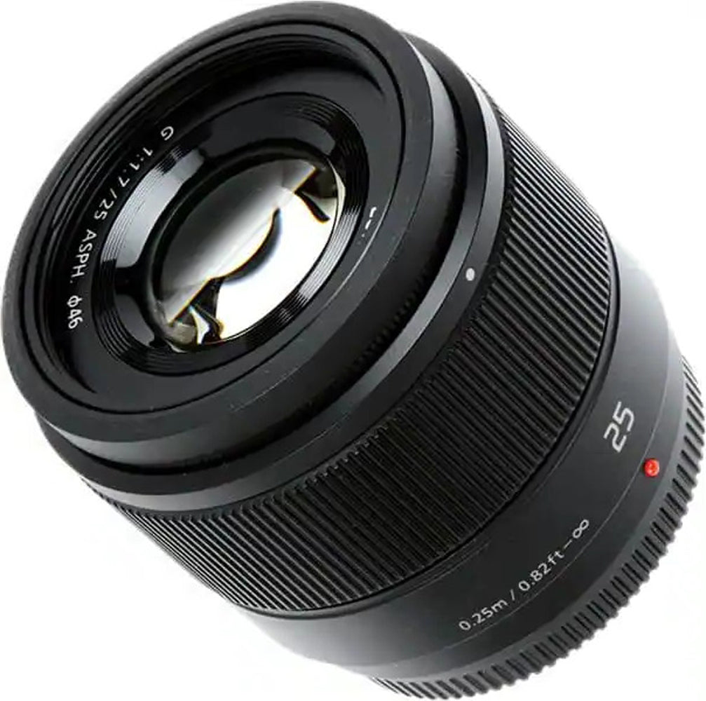 Panasonic H-H025K LUMIX G 25mm/F1.7 Lens (Black) WB