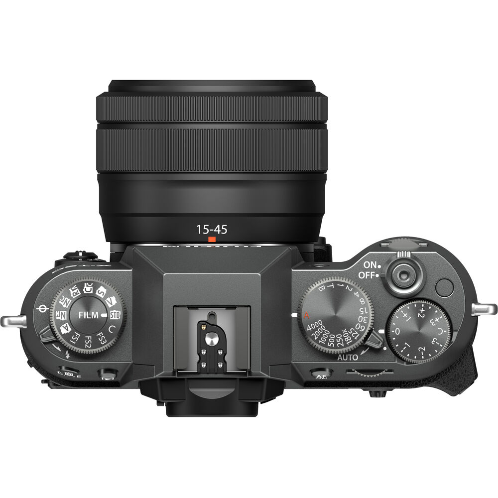 FUJIFILM X-T50 Mirrorless Camera with XC 15-45mm f/3.5-5.6 Lens (Charcoal Silver)