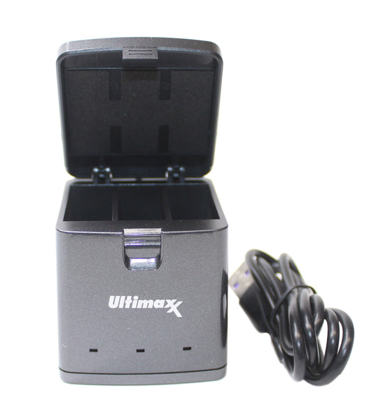 Ultimaxx Triple Battery USB Charger for GOPRO HERO13
