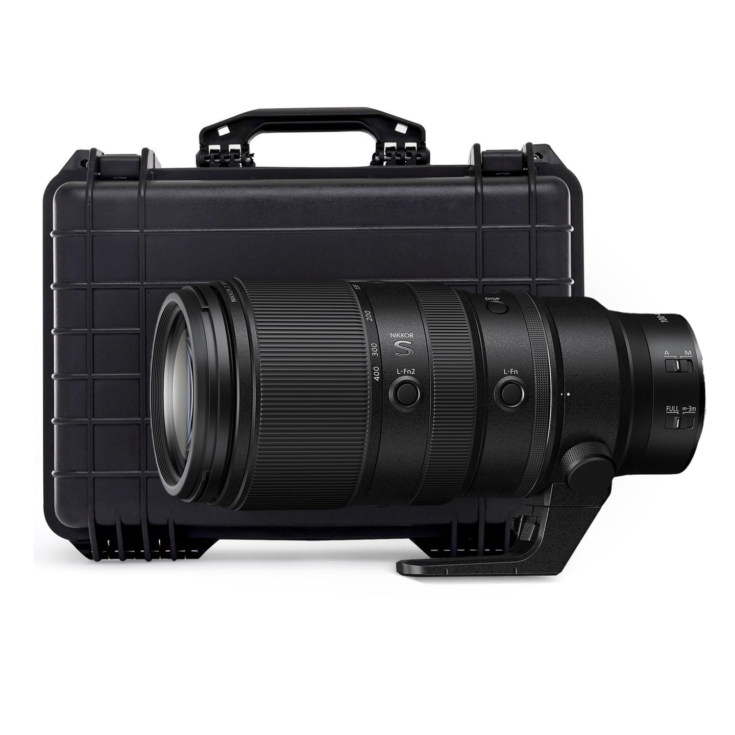 Nikon NIKKOR Z 100-400mm f/4.5-5.6 VR S Lens - Versatile Zoom Range, Advanced Autofocus Optics Bundle with Weatherproof Hard Case (2 Items)