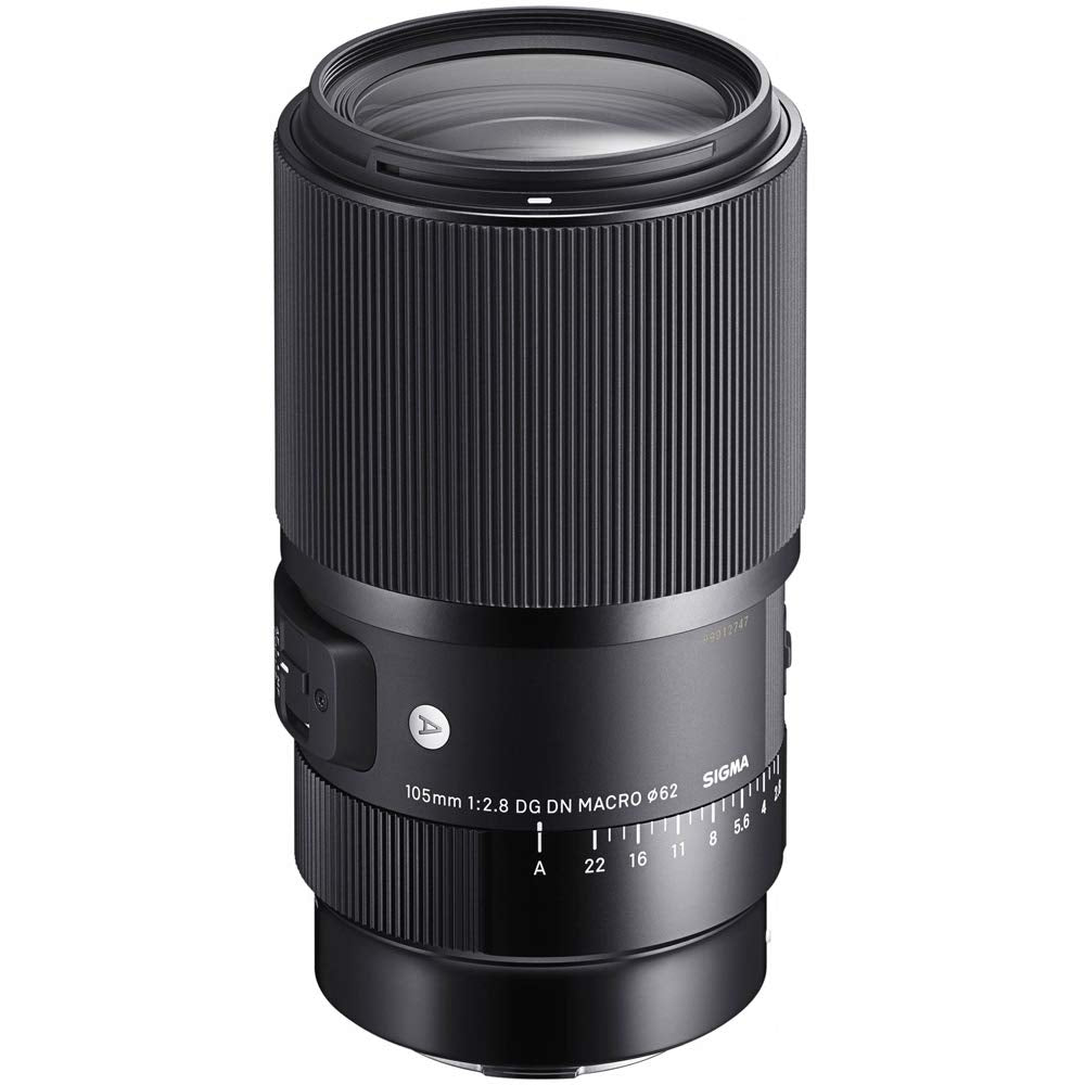 Sigma 260965 105mm F2.8 Art DG DN Macro Lens for Sony E Mount Full Frame Mirrorless Bundle with Sandisk 128GB Extreme SD Memory UHS-I Card