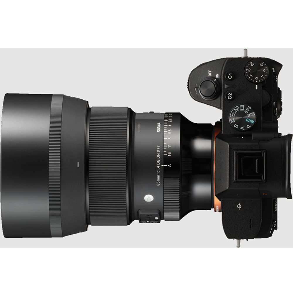 Sigma 322965 85mm F1.4 DG DN Art Lens for Full Frame Sony E-Mount Mirrorless Cameras Bundle with Lexar Professional SDHC/SDXC 1667x UHS-II 64GB Memory Card