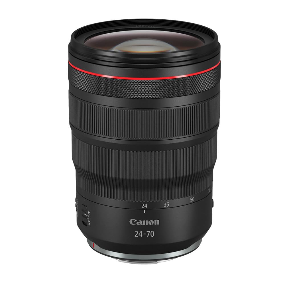 Canon EOS R6 Mark II Mirrorless Camera w/RF 24-70mm f/2.8 L (2 Items) (Renewed)