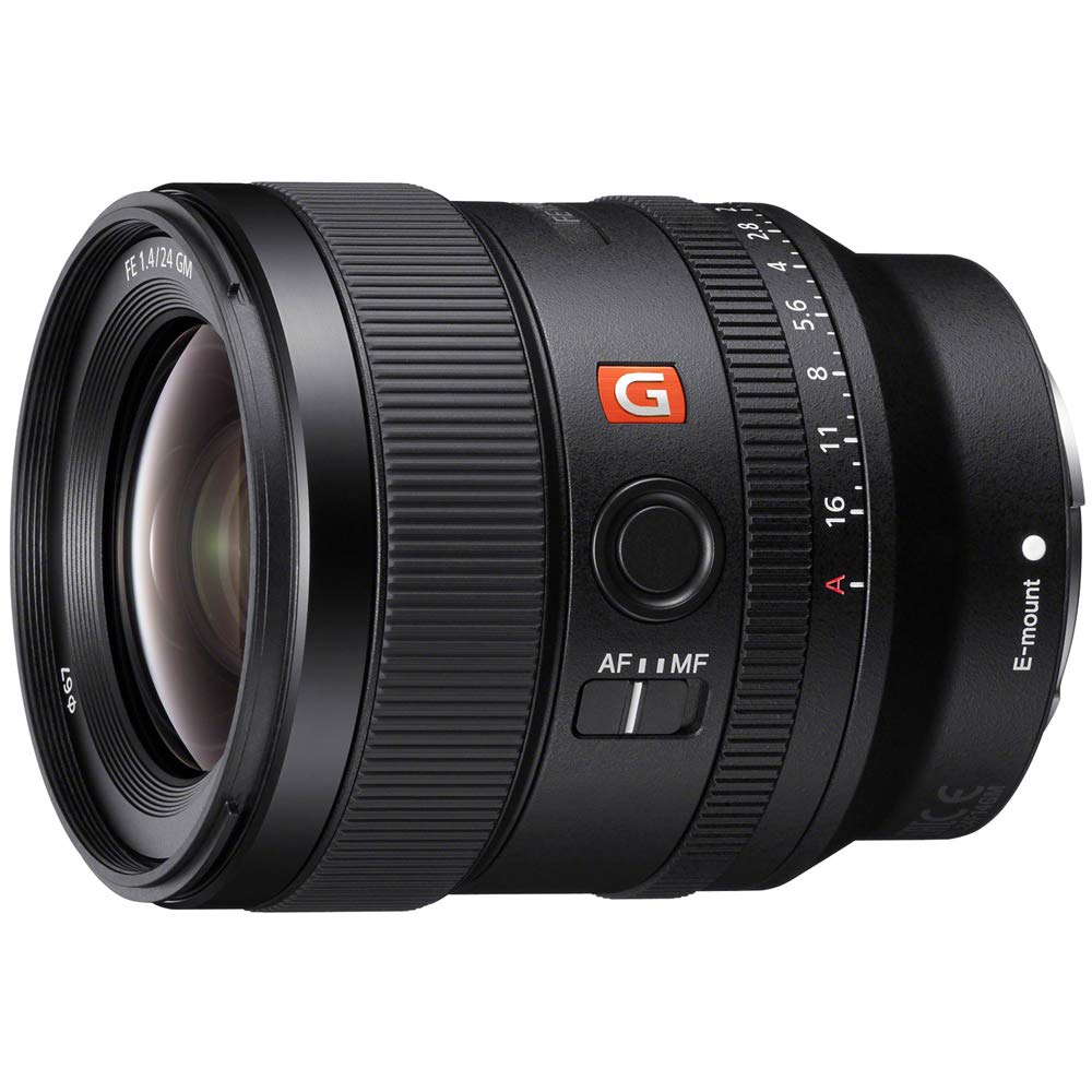 Sony FE 24mm F1.4 GM Alpha Full-Frame E-Mount Wide Angle G Master Lens (SEL24F14GM) with Sandisk Extreme PRO SDXC 128GB UHS-1 Memory Card