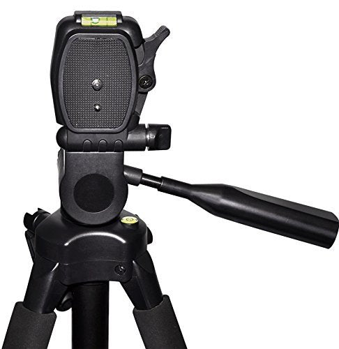 SSE 72INTRIMON Professional Tripod 3 Way Pan Head Tilt Motion with Built in Bubble Level and Monopod for Canon/Nikon/Sony/Pentax/Sigma/Fuji/Olympus/Panasonic/JVC/Samsung Cameras Plus Camcorders