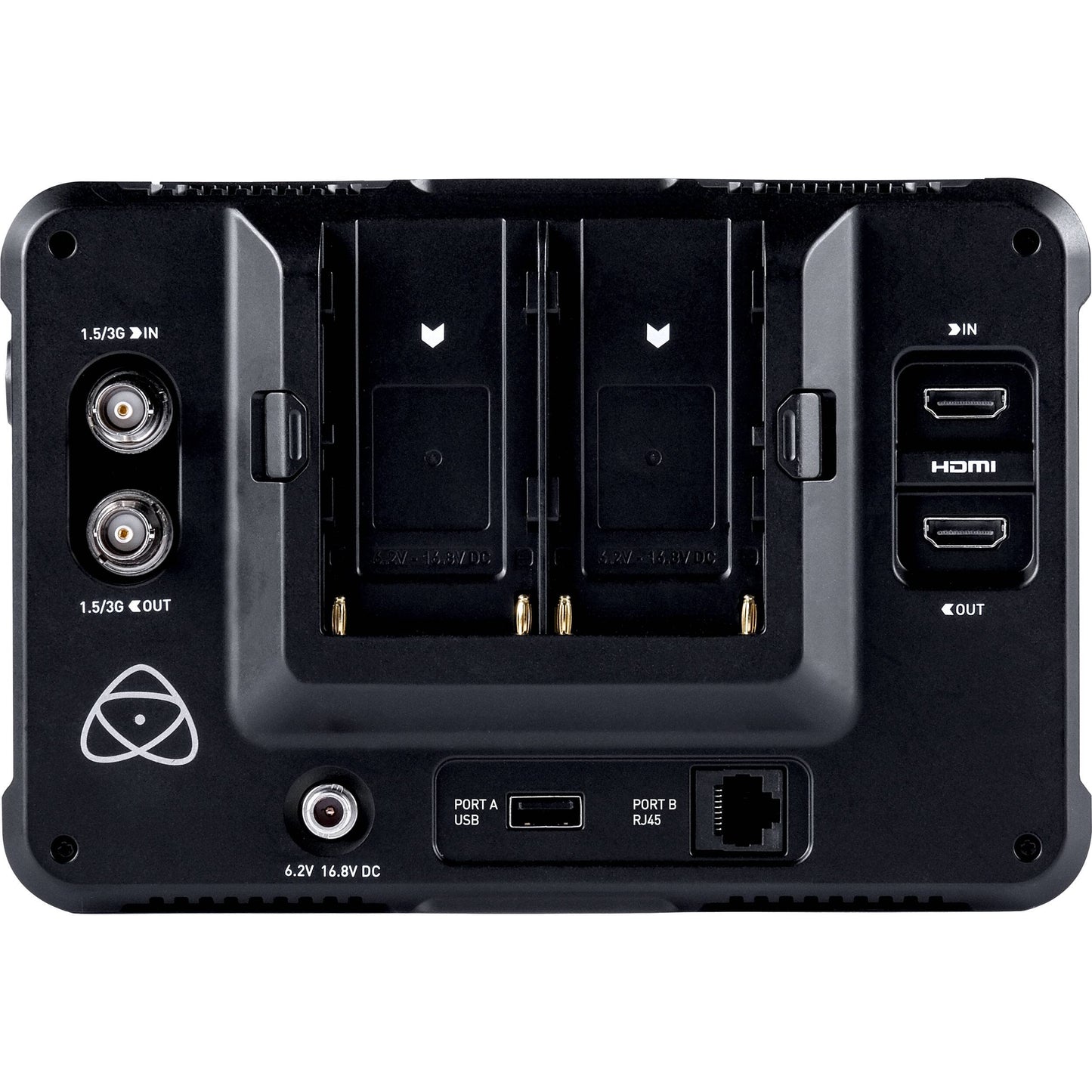 Atomos Shinobi 7 4K HDMI/SDI Monitor & Power Bundle - Includes: Manufacturer Accessories + 2x Extended Life NP-F975 Batteries + AC/DC Rapid Home & Travel Battery Charger + Microfiber Cleaning Cloth