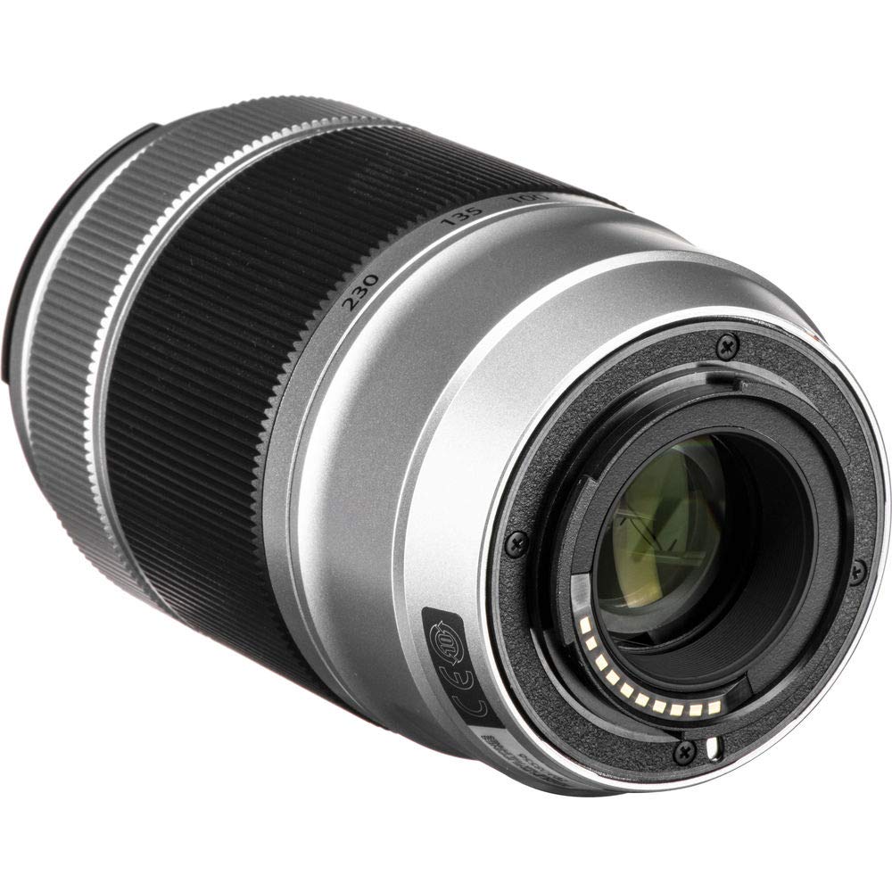 FUJIFILM XC 50-230mm f/4.5-6.7 OIS II Lens (Silver) with 17PC Accessory Bundle ? Includes: 3PC Multi Coated HD Filter Set (UV, CPL, FLD) + 4PC Close-Up Macro Lens Set + More