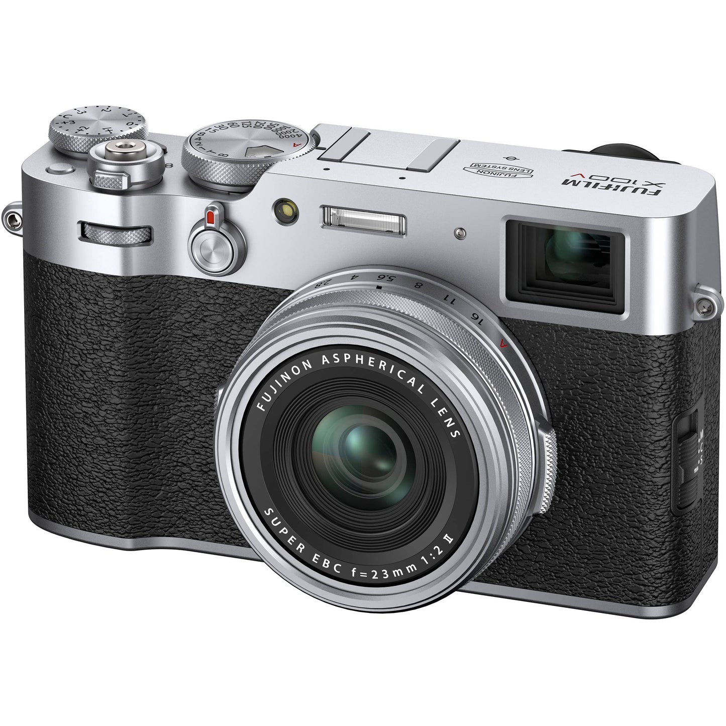 FUJIFILM X100V Digital Camera (Silver) with Essential Accessory Bundle: SanDisk 64GB Ultra SDXC Memory Card, Mini ?Gripster? Tripod, Spare Battery & More (17pc Bundle)