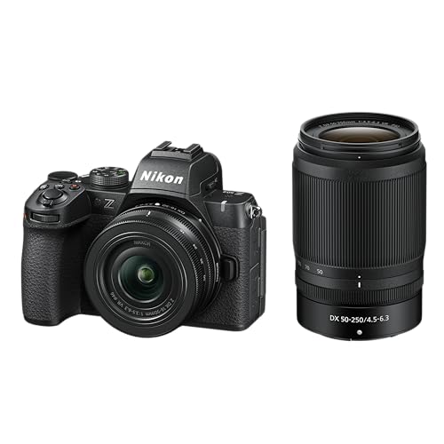 Nikon Z50 Mirrorless Digital Camera with NIKKOR Z DX 16-50mm f/3.5-6.3 VR and NIKKOR Z DX 50-250mm f/4.5-6.3 VR Lenses