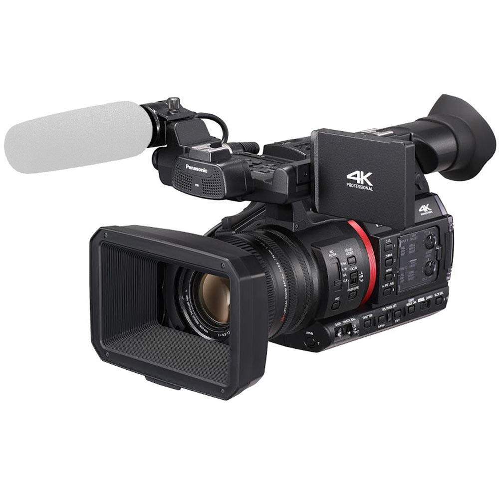 Panasonic AG-CX350 4K Camcorder with Starter Accessory Bundle: SanDisk 128GB Extreme SDXC Memory Card, Extended Life Replacement Battery (6000 mAh) & More (17pc Bundle)