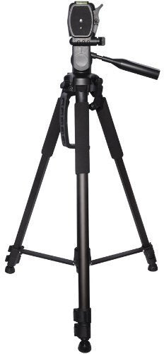 Professional PRO 70 Tripod 3-Way Panhead Tilt Motion with Two Built in Bubble Leveling with Deluxe Carrying Case for Canon Digital SLR Cameras