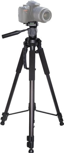 Professional PRO 70 Tripod 3-Way Panhead Tilt Motion with Two Built in Bubble Leveling with Deluxe Carrying Case for Canon Digital SLR Cameras