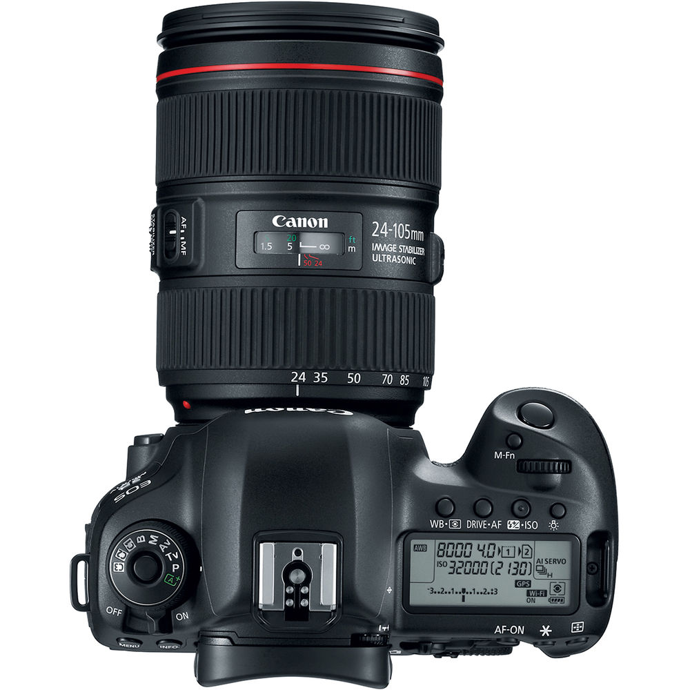 Canon EOS 5D Mark IV DSLR Camera with EF 24-105mm f/4L IS II USM Lens