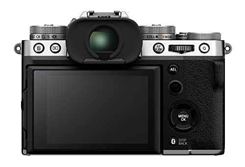 FUJIFILM X-T5 Mirrorless Camera with 16-80mm Lens (Silver)