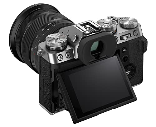 FUJIFILM X-T5 Mirrorless Camera with 16-80mm Lens (Silver)