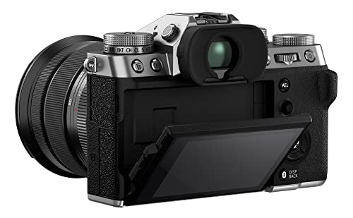FUJIFILM X-T5 Mirrorless Camera with 16-80mm Lens (Silver)
