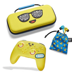PowerA Fortnite Peely Pack for Nintendo Switch, Enhanced Wireless Controller with Mappable Buttons, Protection Case, Earbuds, Officially Licensed Bundle