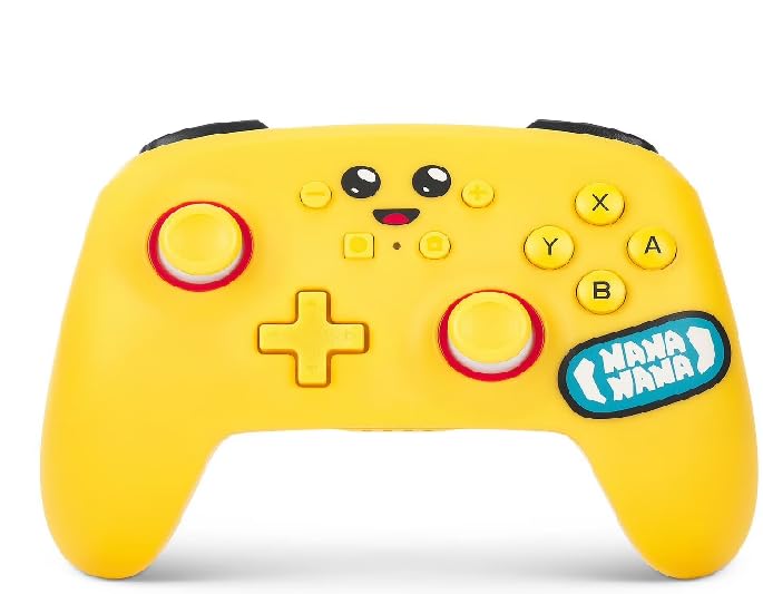 PowerA Fortnite Peely Pack for Nintendo Switch, Enhanced Wireless Controller with Mappable Buttons, Protection Case, Earbuds, Officially Licensed Bundle