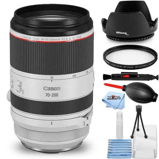Canon RF 70-200mm f/2.8L IS USM Lens - Essential UV Filter Bundle