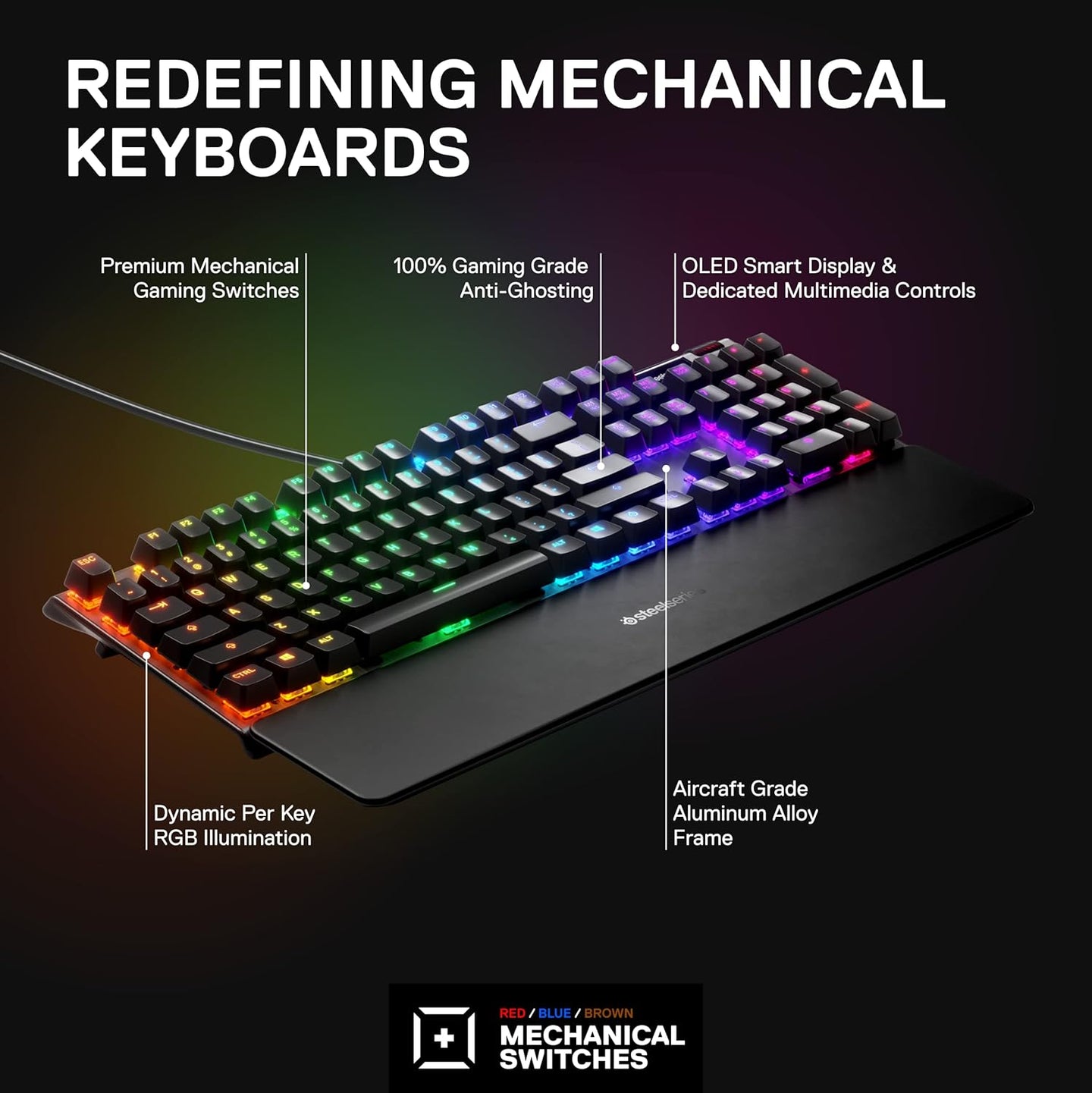 SteelSeries Apex 7 Keyboard Black