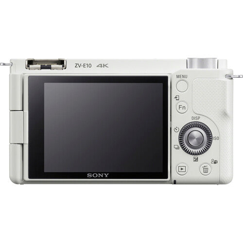 Sony ZV-E10 Mirrorless Camera with 16-50mm II Lens (White)