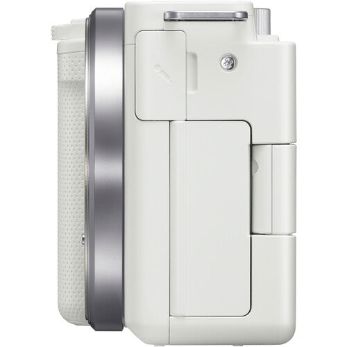Sony ZV-E10 Mirrorless Camera with 16-50mm II Lens (White)