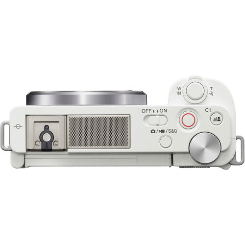 Sony ZV-E10 Mirrorless Camera with 16-50mm II Lens (White)