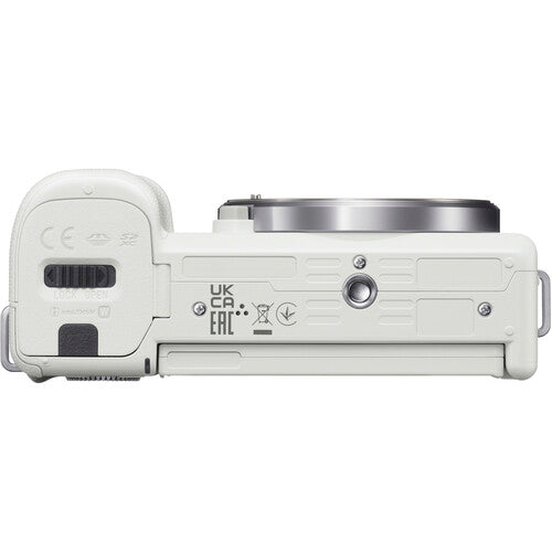 Sony ZV-E10 Mirrorless Camera with 16-50mm II Lens (White)
