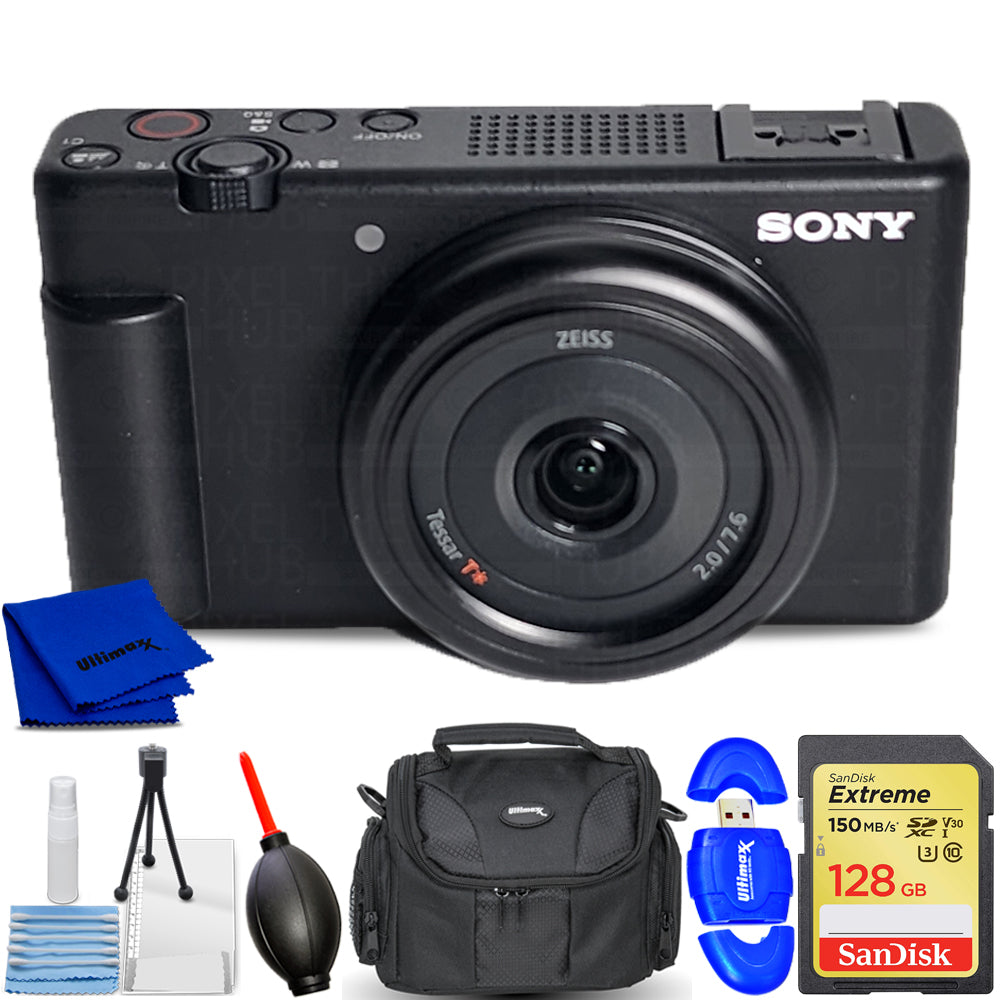 Sony ZV-1F Vlogging Camera (Black) Bundle 1