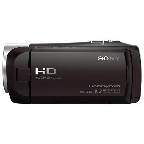 Sony HDR-CX405 HD Handycam(HDRCX405/B)+LED Light Case+Commander Starter Kit+64 GIG Memory Card+LED Light+Tripod(13PC) Bundle