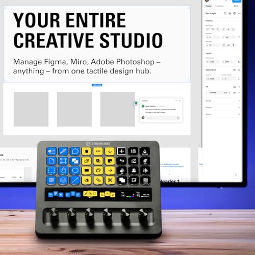 Elgato Stream Deck + XL Control Platform, Dials, Touch Strip