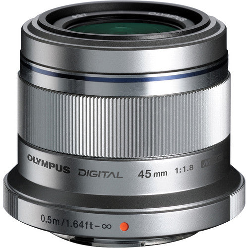 Olympus M. Zuiko Digital ED 45mm f/1.8 (Silver)