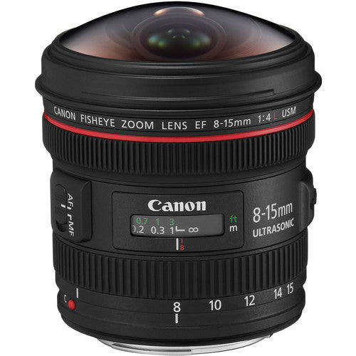 Canon EF 8-15mm f/4L Fisheye USM Ultra-Wide Zoom Lens