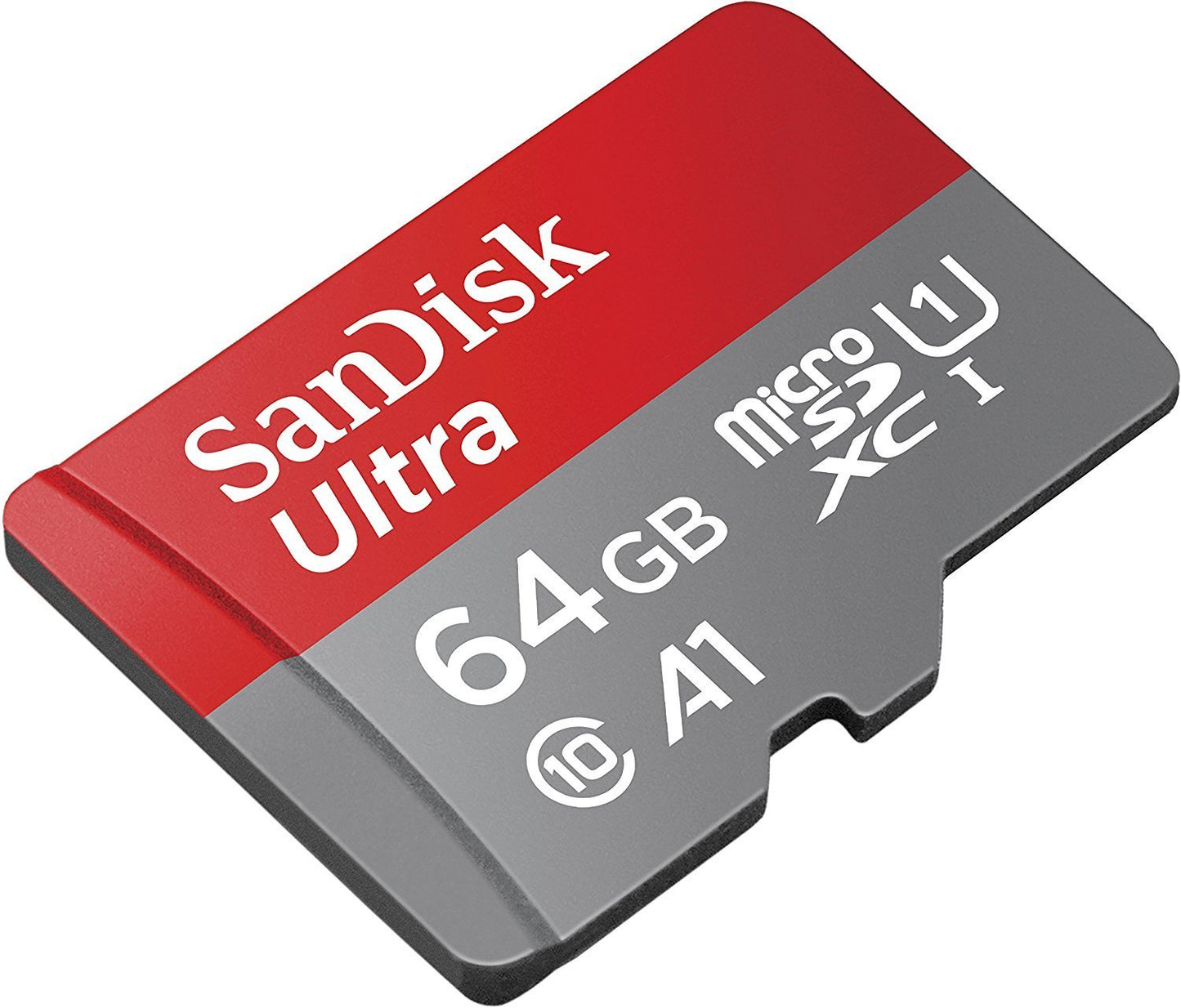 Sandisk Ultra 64GB Micro SDXC UHS-I Card with Adapter -  100MB/s U1 A1 - SDSQUAR-064G-GN6MA