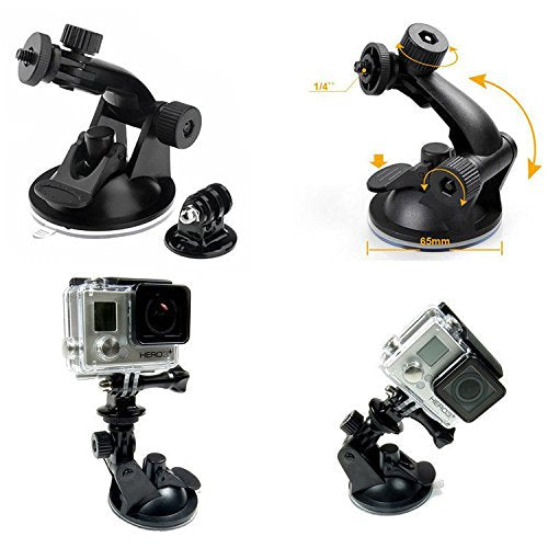 Ultimaxx Mini Suction Cup For Car For Go-Pro / GoPro / Action Camera