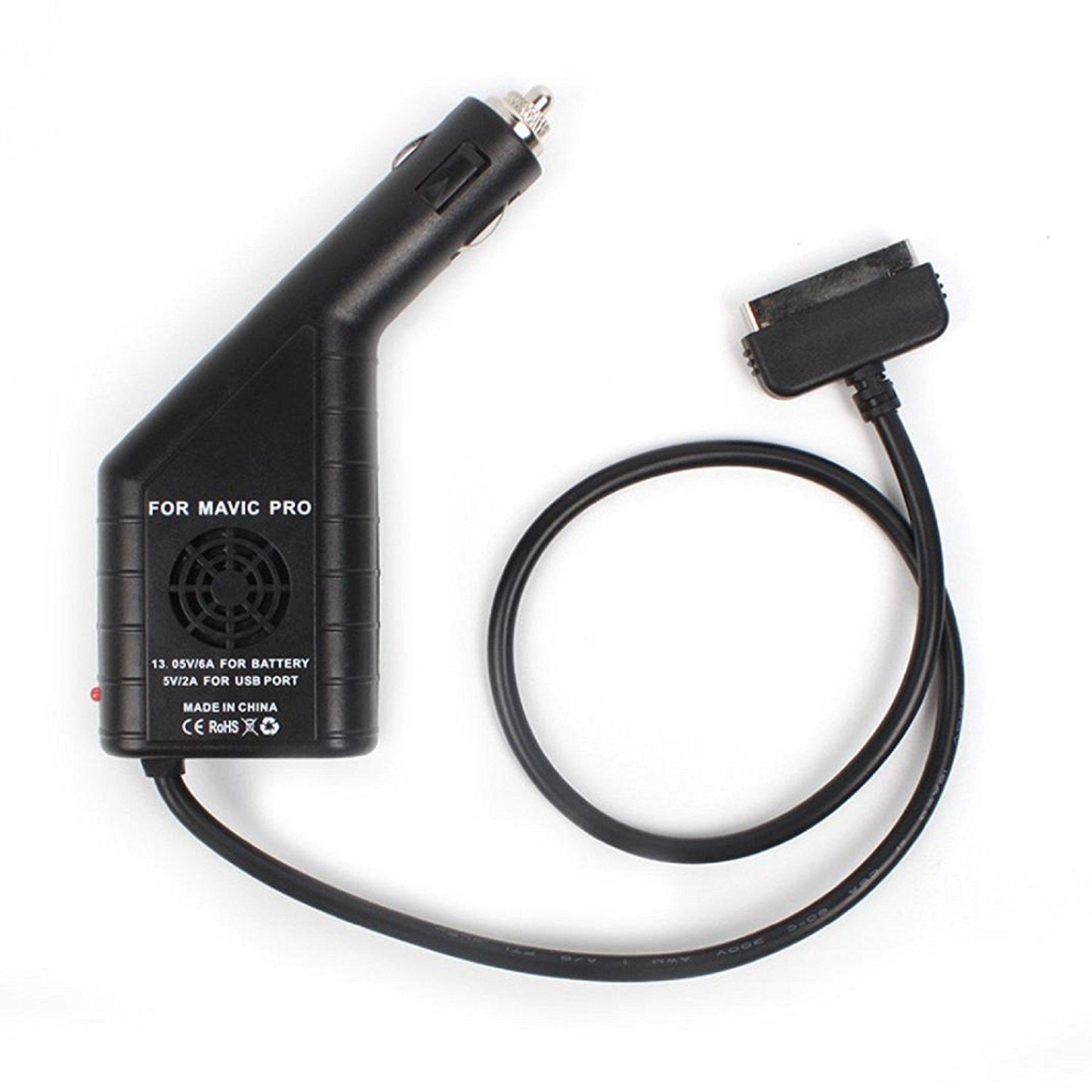ULTIMAXX MAVIC CAR CHARGER W/ USB PORT - 13.05V/6A