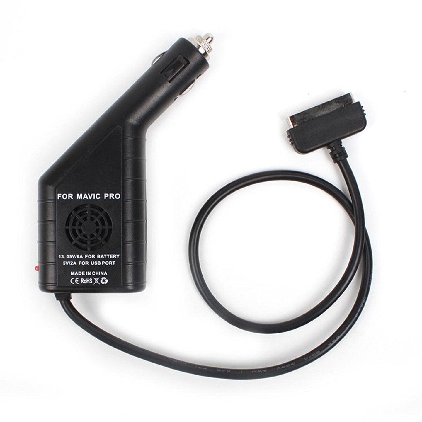 ULTIMAXX MAVIC CAR CHARGER W/ USB PORT - 13.05V/6A