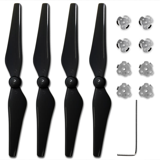 ULTIMAXX Phantom 4 9450 Quick Release Nylon Propeller Prop With Install Kit (Black)