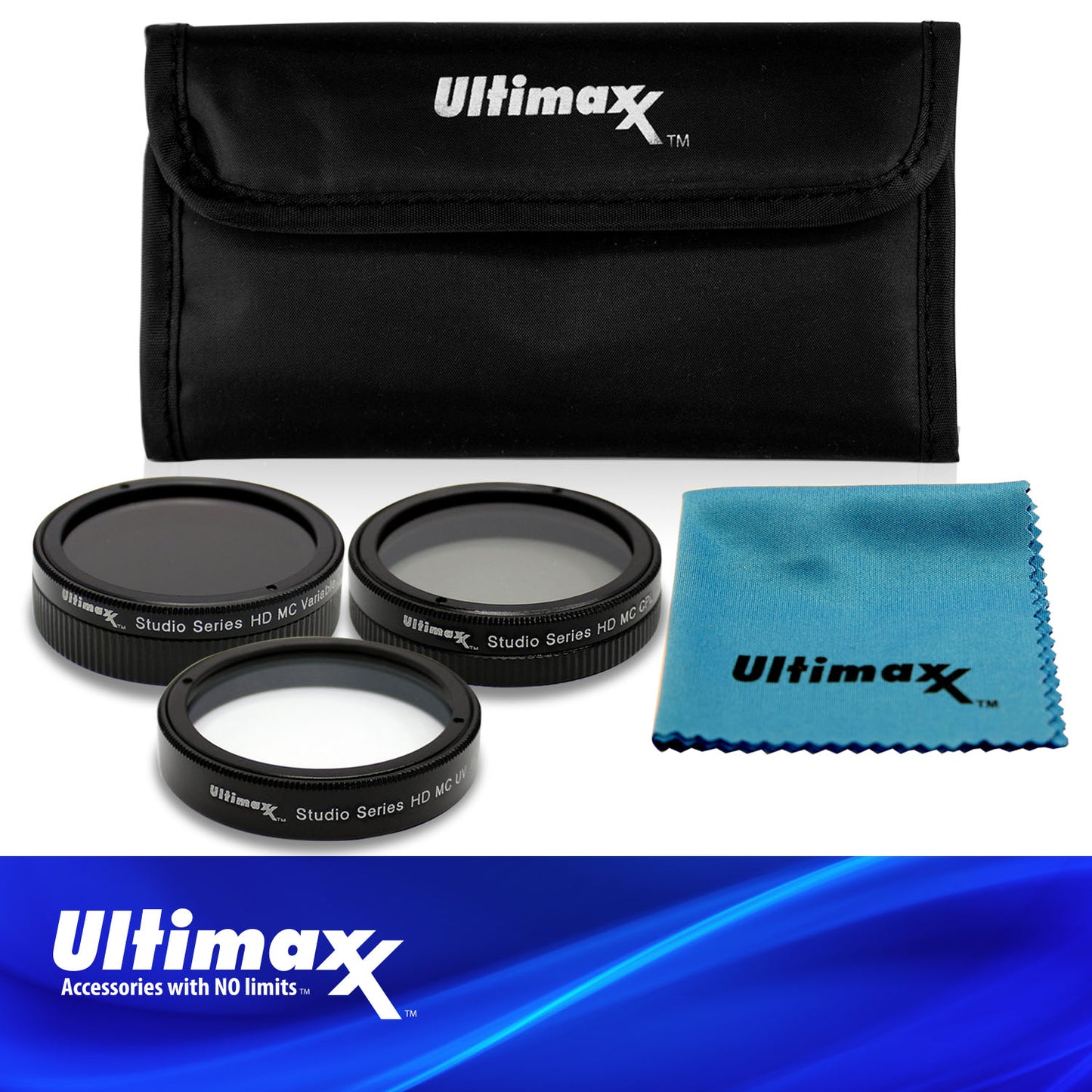 ULTIMAXX DJI INSPIRE 2 X4S FILTER KIT-UV, CPL,V-ND, CLOTH, CASE