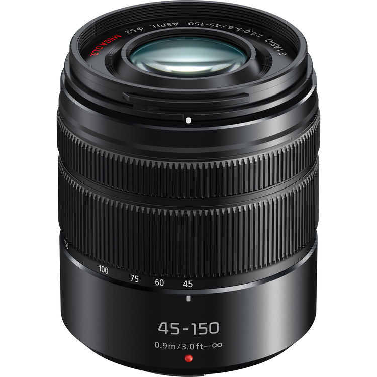 Panasonic Vario 45-150mm f/4-5.6 ASPH Lens - Black - White Box