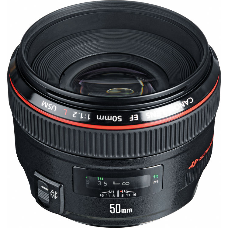 Canon EF 50mm f/1.2L USM Autofocus Lens
